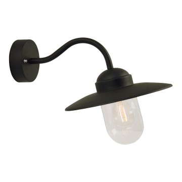 Nordlux - Φωτιστικό τοίχου εξωτερικού χώρου LUXEMBOURG 1xE27/60W/230V IP54 μαύρο