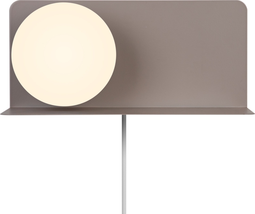 Nordlux - Φωτιστικό τοίχου με ράφι LILIBETH 1xE14/25W/230V καφέ
