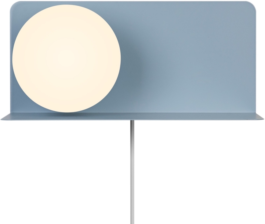 Nordlux - Φωτιστικό τοίχου με ράφι LILIBETH 1xE14/25W/230V μπλε