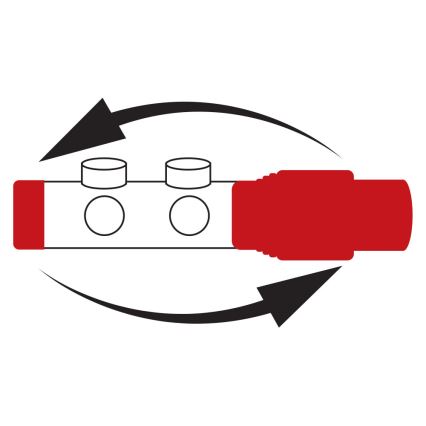 Novaservis - Γωνιακό σετ για θερμαντικά σώματα με κεντρική σύνδεση, μαύρο