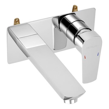 Novaservis - Μπαταρία νιπτήρος εντοιχισμού METALIA ECO γυαλιστερό χρώμιο