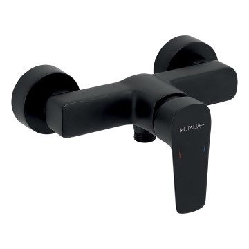 Novaservis - Μπαταρία ντους METALIA ματ μαύρο