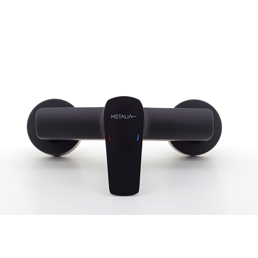 Novaservis - Μπαταρία ντους METALIA ματ μαύρο