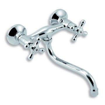 Novaservis - Μπαταρία νεροχύτη/νιπτήρα TITANIA RETRO σε γυαλιστερό χρώμιο