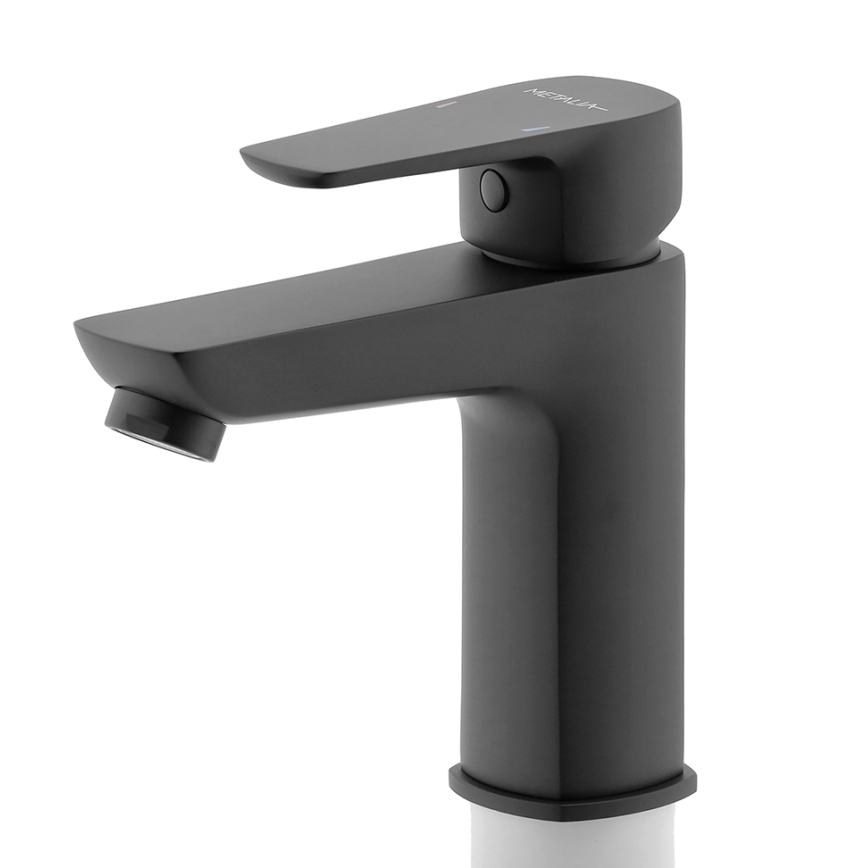 Novaservis - Μπαταρία νιπτήρος METALIA ECO 15,2 cm ματ μαύρο