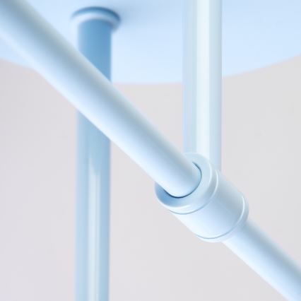Ημι-επιφανειακό φωτιστικό οροφής CAMBRIDGE 4xE27/15W/230V, μπλε