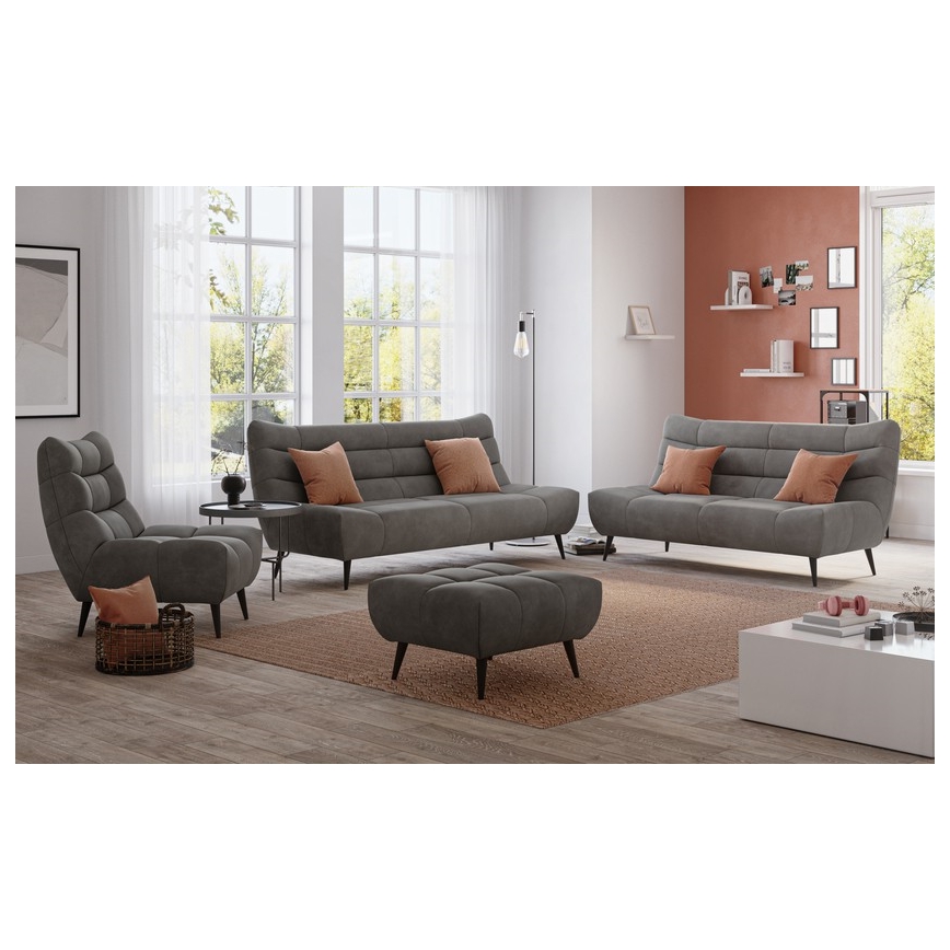 Σκαμπό ALBA γκρι