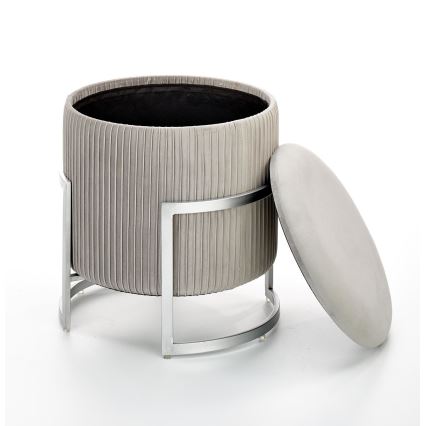 Σκαμπό CRICKET διάμετρος 40 cm γκρι