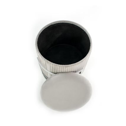 Σκαμπό CRICKET διάμετρος 40 cm γκρι