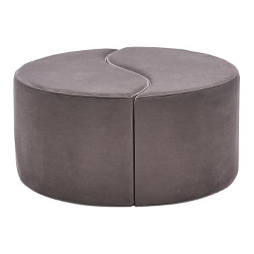 Σκαμπό JING, διάμετρος 80 cm, καφέ