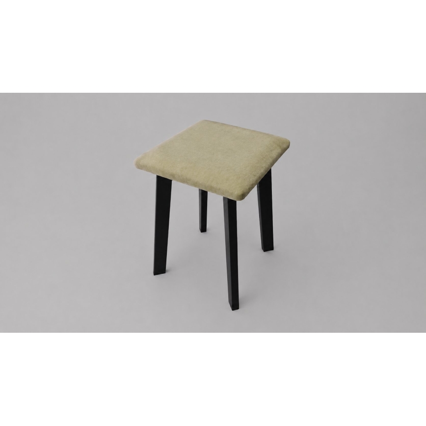 Σκαμπό LUBE 36x36 cm μαύρο/πράσινο
