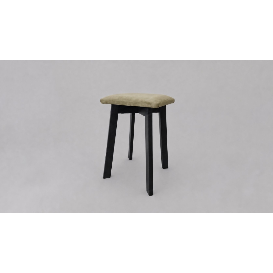 Σκαμπό LUBE 36x36 cm μαύρο/πράσινο