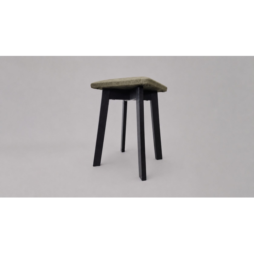 Σκαμπό LUBE 36x36 cm μαύρο/πράσινο