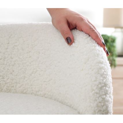 Σκαμπό MIKI, διάμ. 46 εκ., λευκό