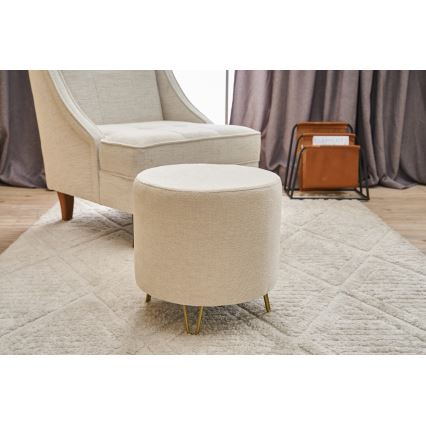 Σκαμπό NANI, διάμετρος 40 εκ., εκρού