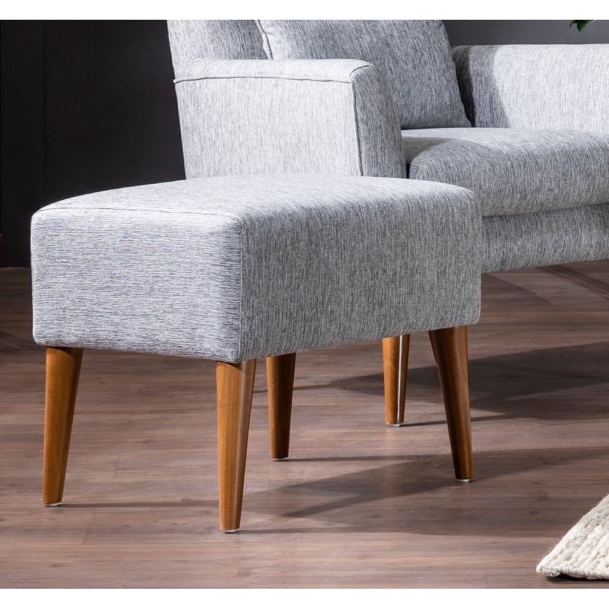 Σκαμπό NIMO 46x50 cm γκρι