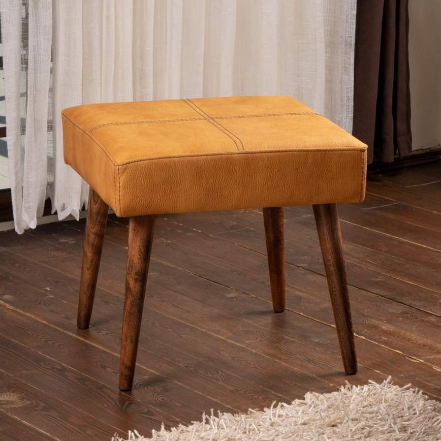 Σκαμπό NUTO 46x46 cm πορτοκαλί