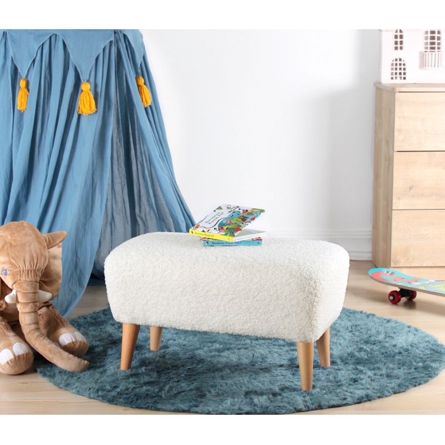 Σκαμπό PIXI 32x61 cm λευκό