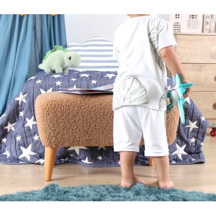 Σκαμπό PIXI 32x61 εκ. καφέ