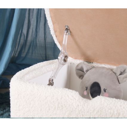 Σκαμπό PIXI 37x61 cm λευκό