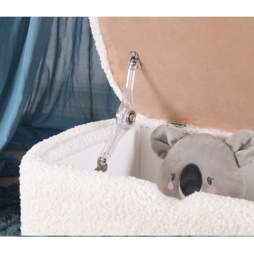 Σκαμπό PIXI 37x61 cm λευκό