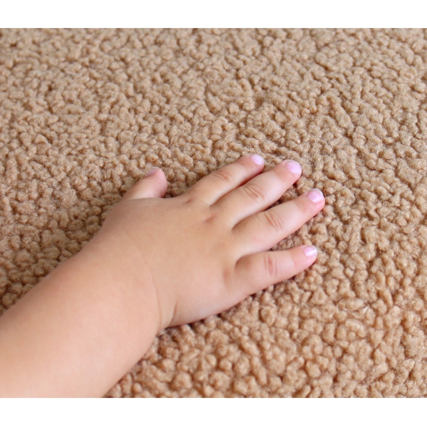 Σκαμπό PIXI, Ø 38 εκ., καφέ