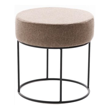 Σκαμπό RELO, Ø 40 εκ., καφέ