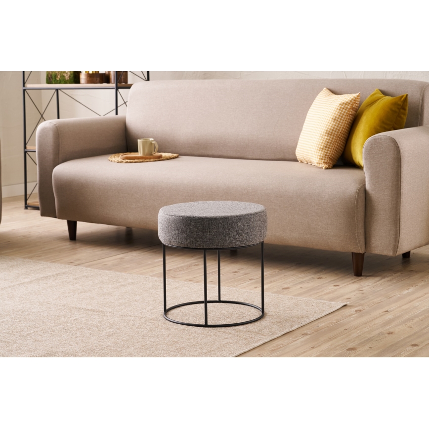 Σκαμπό RELO, διάμ. 40 εκ., ανθρακί