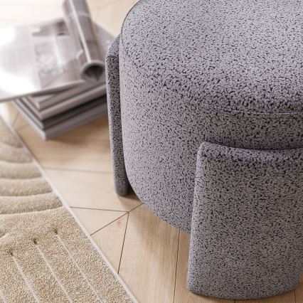 Σκαμπό ROCKET, διάμετρος 39 εκ., γκρι