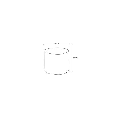 Σκαμπό RONDO, διάμετρος 40 cm, γκρι