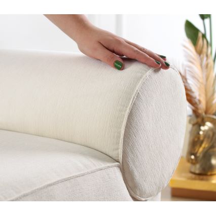 Σκαμπό TIKI 47x45 cm σε κρεμ απόχρωση