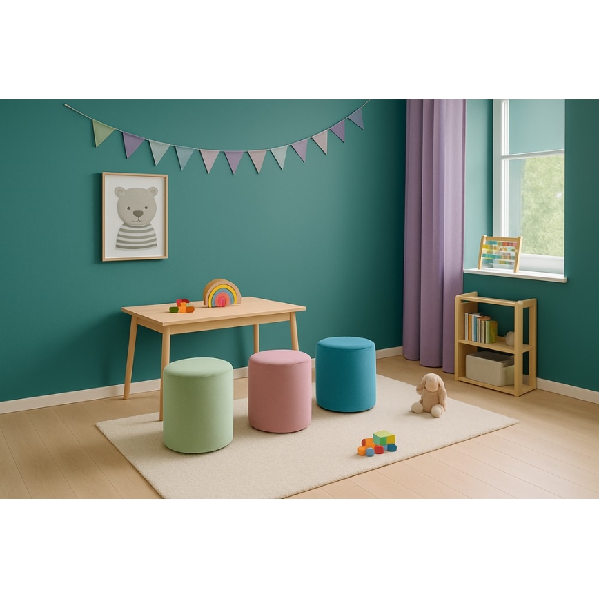 Σκαμπό VEX 36x36 εκ. ροζ