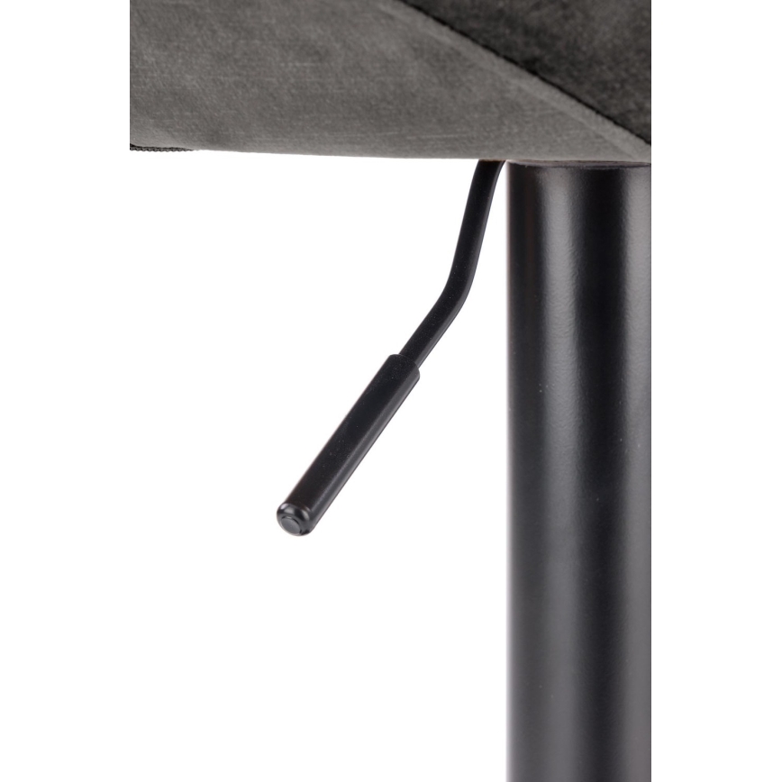 Σκαμπό μπαρ 100x48 cm γκρι/ανθρακί