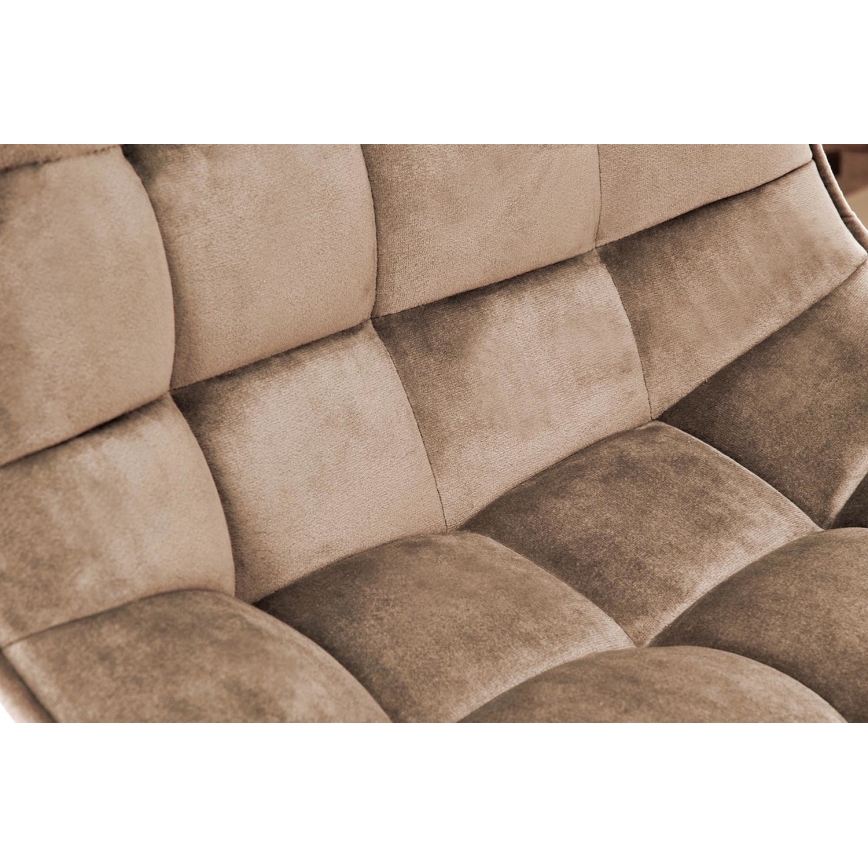 Σκαμπό μπαρ 106x43 cm ανθρακί/καφέ