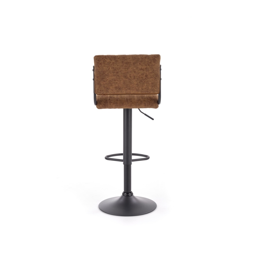 Σκαμπό μπαρ 109x46 cm μαύρο/καφέ