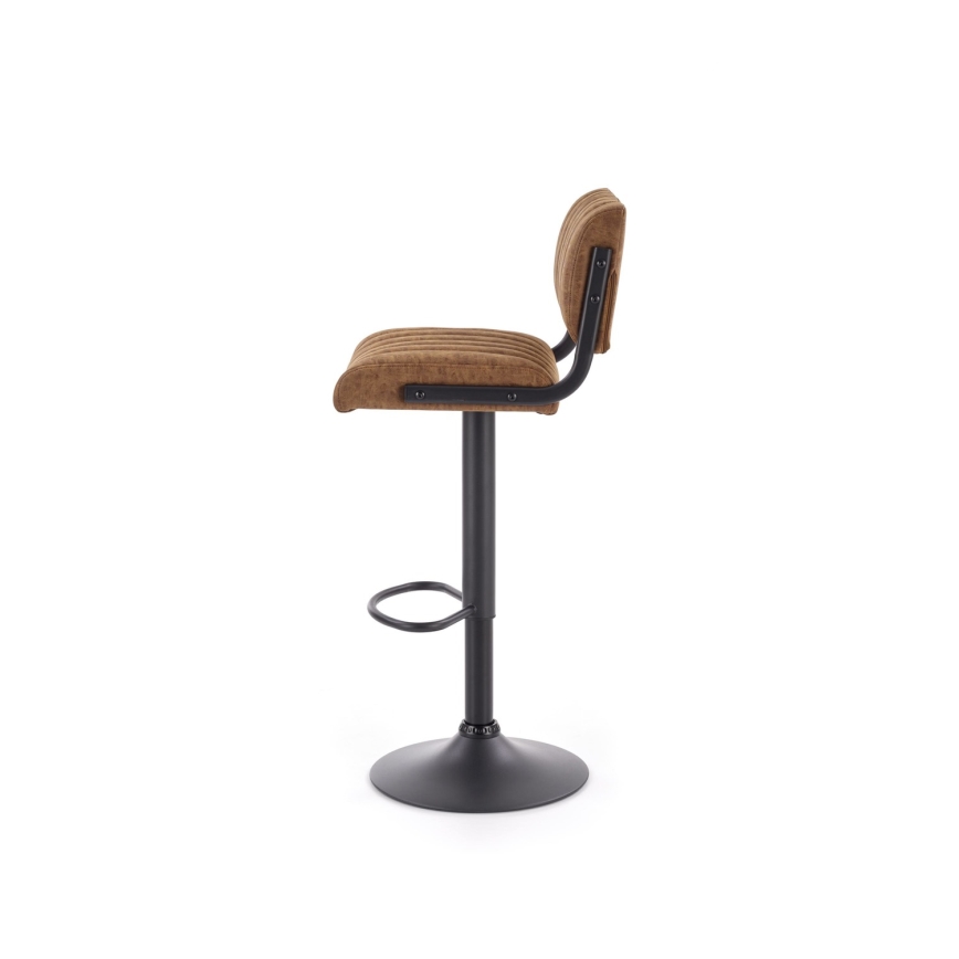 Σκαμπό μπαρ 109x46 cm μαύρο/καφέ