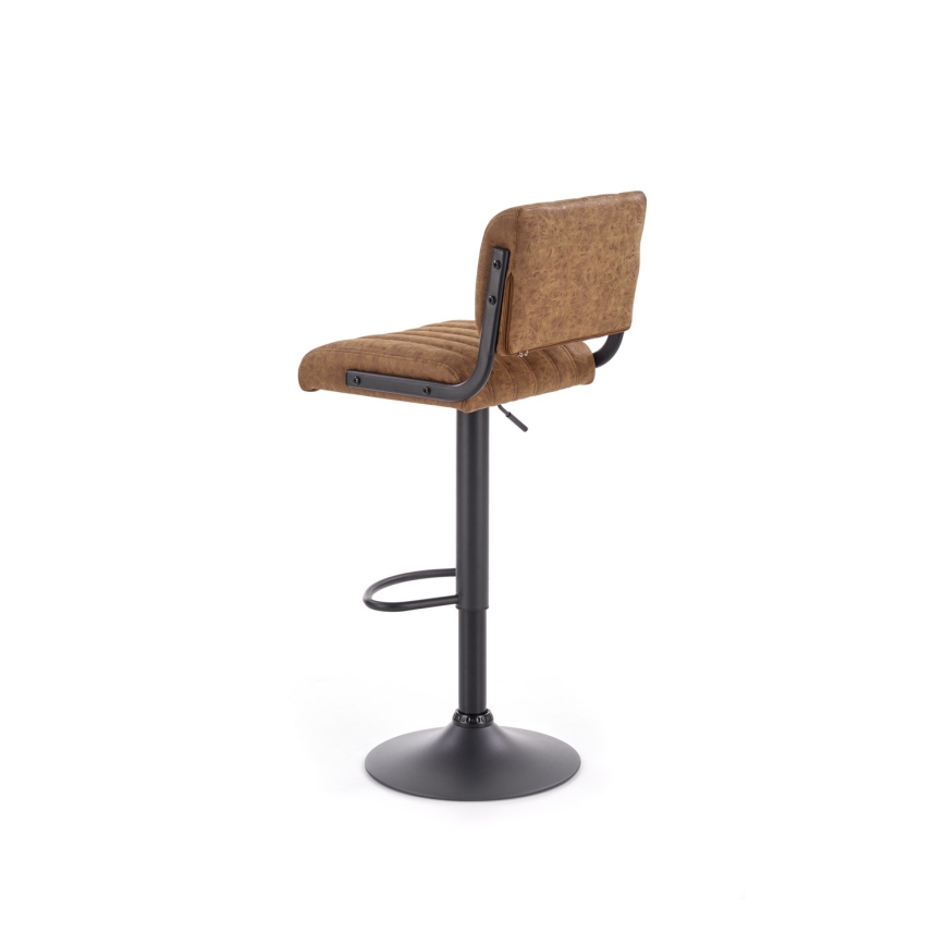 Σκαμπό μπαρ 109x46 cm μαύρο/καφέ