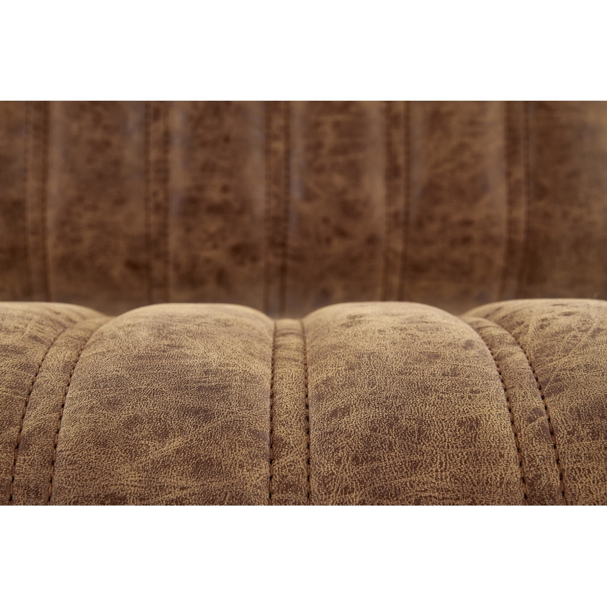 Σκαμπό μπαρ 109x46 cm μαύρο/καφέ