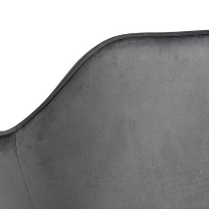 Σκαμπό μπαρ AYLIN 1 τμχ σκούρο γκρι