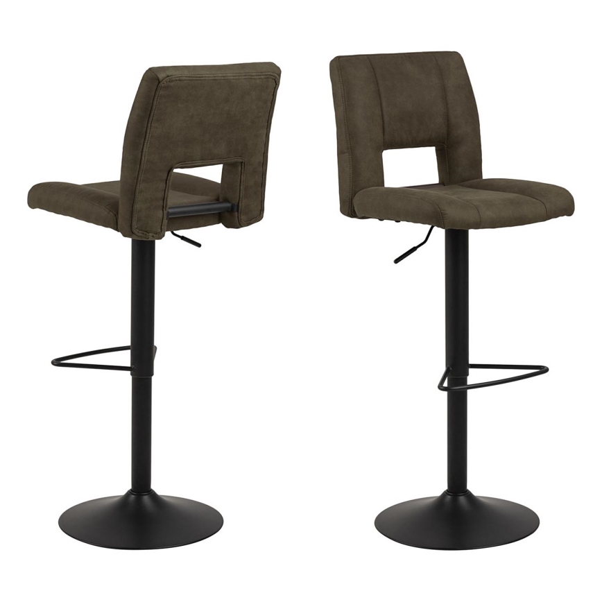 Σκαμπό μπαρ SERENA, 1 τεμάχιο, πράσινο