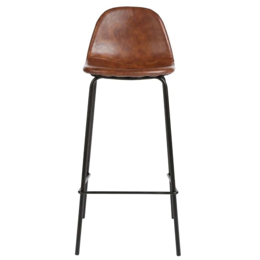 Σκαμπό μπαρ VLADI καφέ