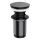 OMNIRES A706AT - Βαλβίδα νιπτήρος CLICK-CLACK διάμετρος 6,6 cm brushed ανθρακί