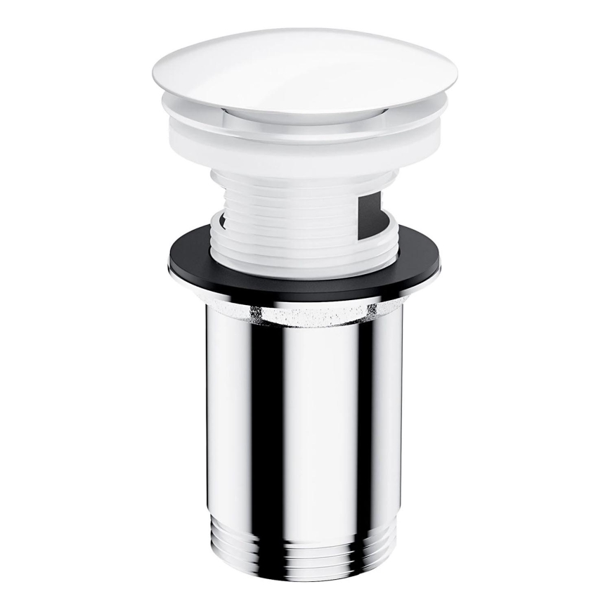 OMNIRES A706BP - Βαλβίδα νιπτήρος CLICK-CLACK διάμετρος 6,6 cm γυαλιστερό λευκό