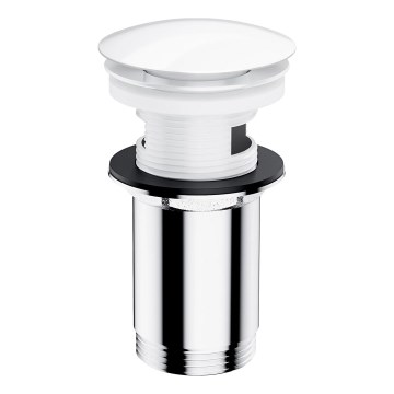 OMNIRES A706BP - Νιπτήρας CLICK-CLACK με διάμετρο 6,6 εκ., γυαλιστερό λευκό
