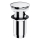 OMNIRES A706CR - Βαλβίδα νιπτήρος CLICK-CLACK διάμετρος 6,6 cm γυαλιστερό χρώμιο