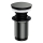 OMNIRES A706GR - Βαλβίδα νιπτήρος CLICK-CLACK διάμετρος 6,6 cm brushed γραφίτης