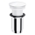 OMNIRES A716BP - Βαλβίδα νιπτήρος CLICK-CLACK διάμετρος 6,6 cm γυαλιστερό λευκό