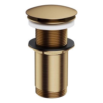 OMNIRES A716BR - Νιπτήρας CLICK-CLACK με διάμετρο 6,6 εκ., βουρτσισμένο παλαιωμένο μπρούντζινο φινίρισμα