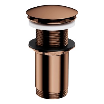 OMNIRES A716CP - Νιπτήρας CLICK-CLACK με διάμετρο 6,6 εκ., γυαλιστερό χαλκό