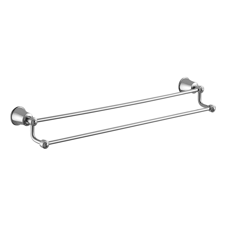 OMNIRES AL53226CR - Επιτοίχια πετσετοθήκη ART LINE 65 cm γυαλιστερό χρώμιο